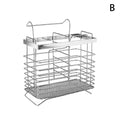 Stainless Steel Cutlery Holder & Drainer Rack | Kitchen Organizer Cutlery Organizer Rack Qme B