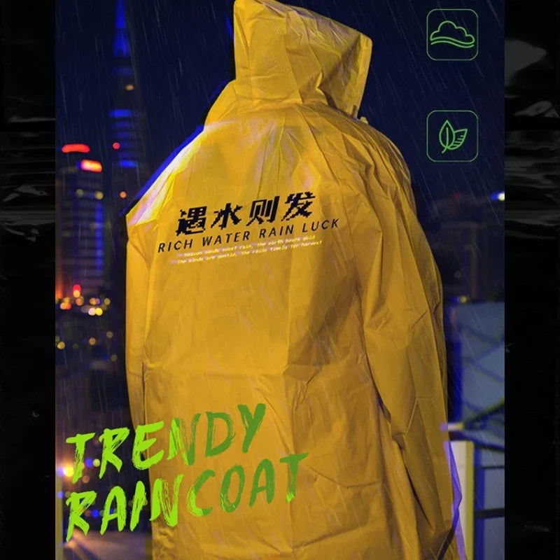 Waterproof Clear Transparent Poncho Raincoat – Adult Rain Jacket Waterproof Rain Poncho Qme