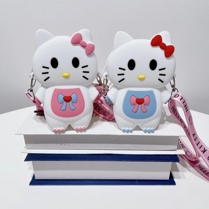 Hello Kitty Kuromi Silicone Coin Purse & Shoulder Bag Silicone Shoulder Bag Qme