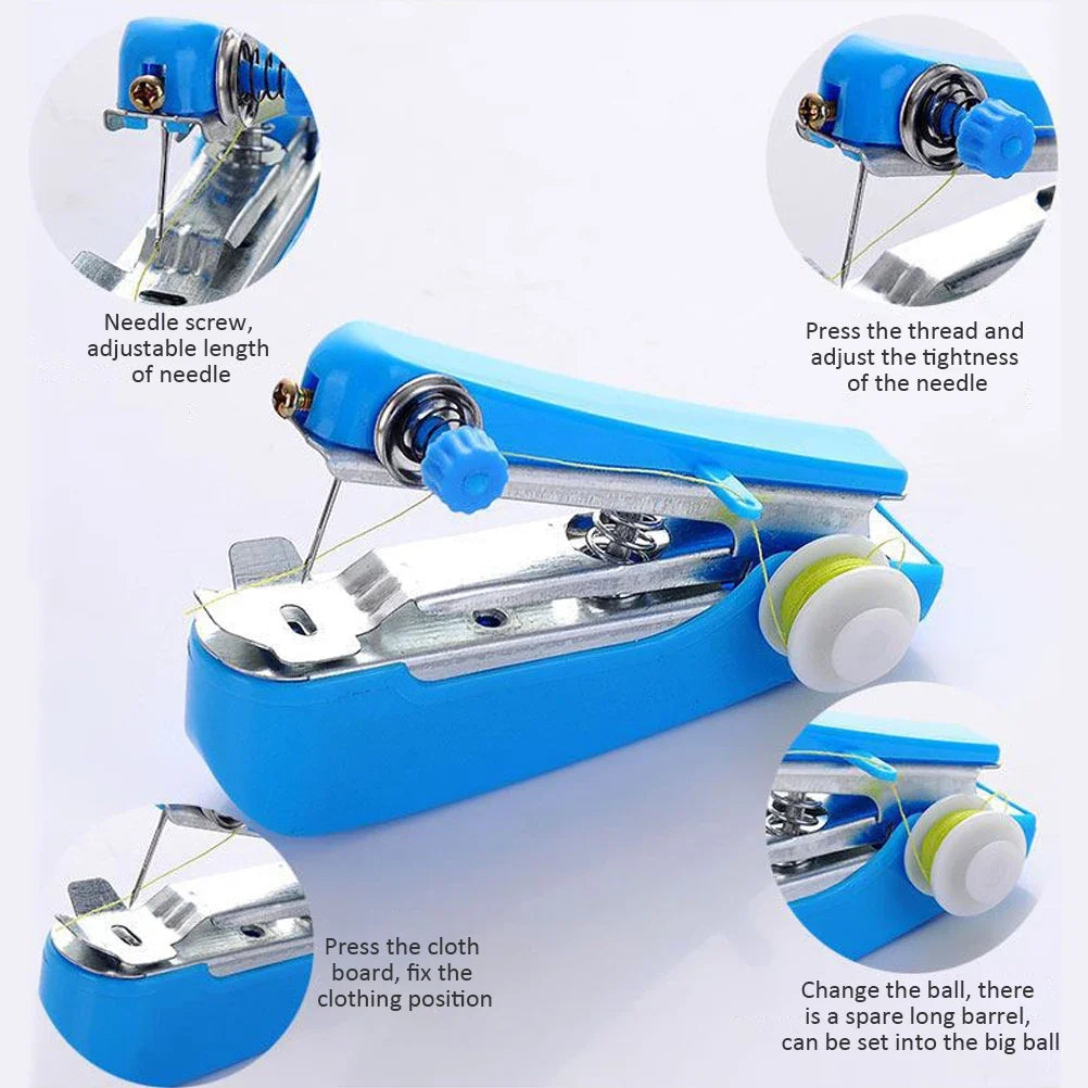 Qme Mini Portable Sewing Machine – Compact Handheld Craft Tool Mini Sewing Machine Qme