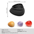 3D Strawberry Silicone Mold – Candy, Ice Cube, Cake & Soap Silicone Baking Mold Qme one size Black