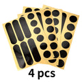 Motorcycle Helmet Reflective Stickers – Circular & Oval | Qme Reflective Helmet Stickers Qme 4pcs