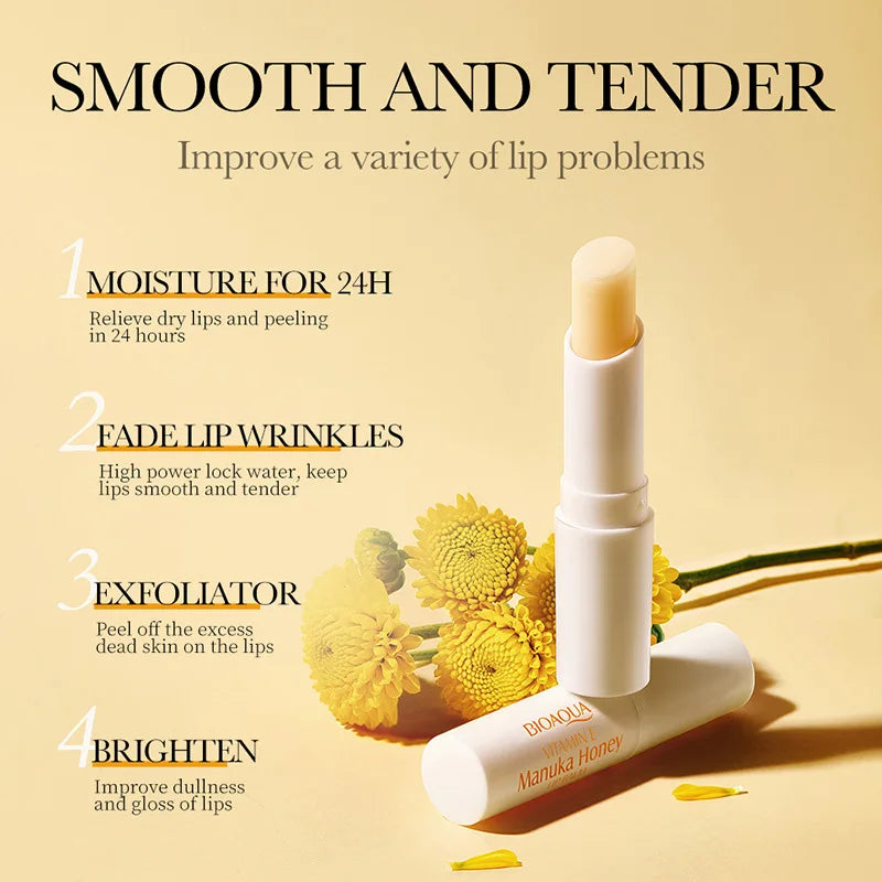 Vitamin E & Honey Hand Cream + Lip Balm Set | Deep Moisture Hand Cream & Lip Balm Qme