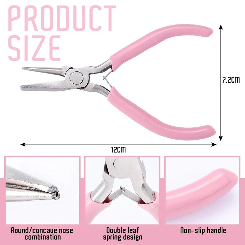 Round Concave Pliers – Wire Looping & Bending Tool for Jewelry Wire Looping Pliers Qme