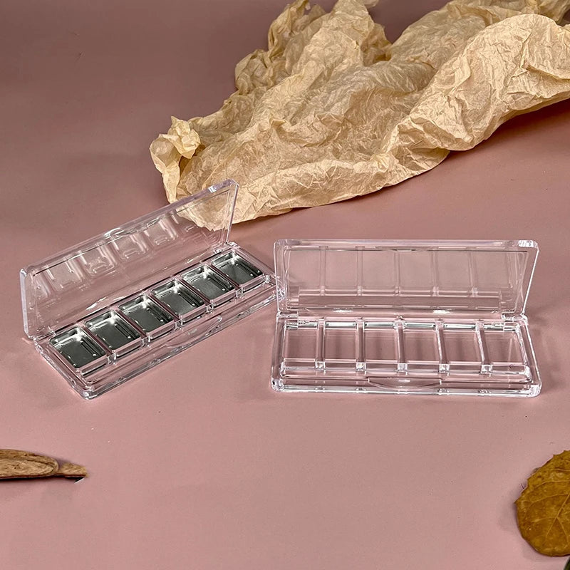 6-Grid Refillable Makeup Palette Case – DIY Blush Organizer Makeup Palette Case Qme