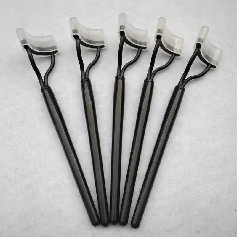 Metal Eyelash Curler & Foldable Lash Separator Brush Comb Eyelash Curler Comb Qme