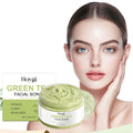 Green Tea Facial Scrub – Deep Pore Cleansing & Hydrating Facial Exfoliating Scrub Qme 114g