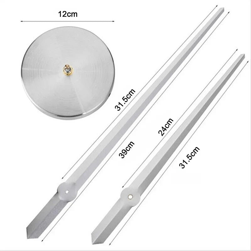 Large 3D DIY Metal Wall Clock – Modern Minimalist Home Decor 3D Wall Clock Qme