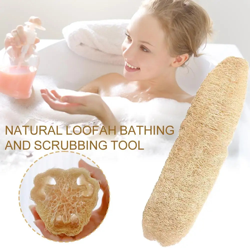 Natural Organic Loofah Sponge – Exfoliating Luffa Body Scrubber Exfoliating Loofah Sponge Qme