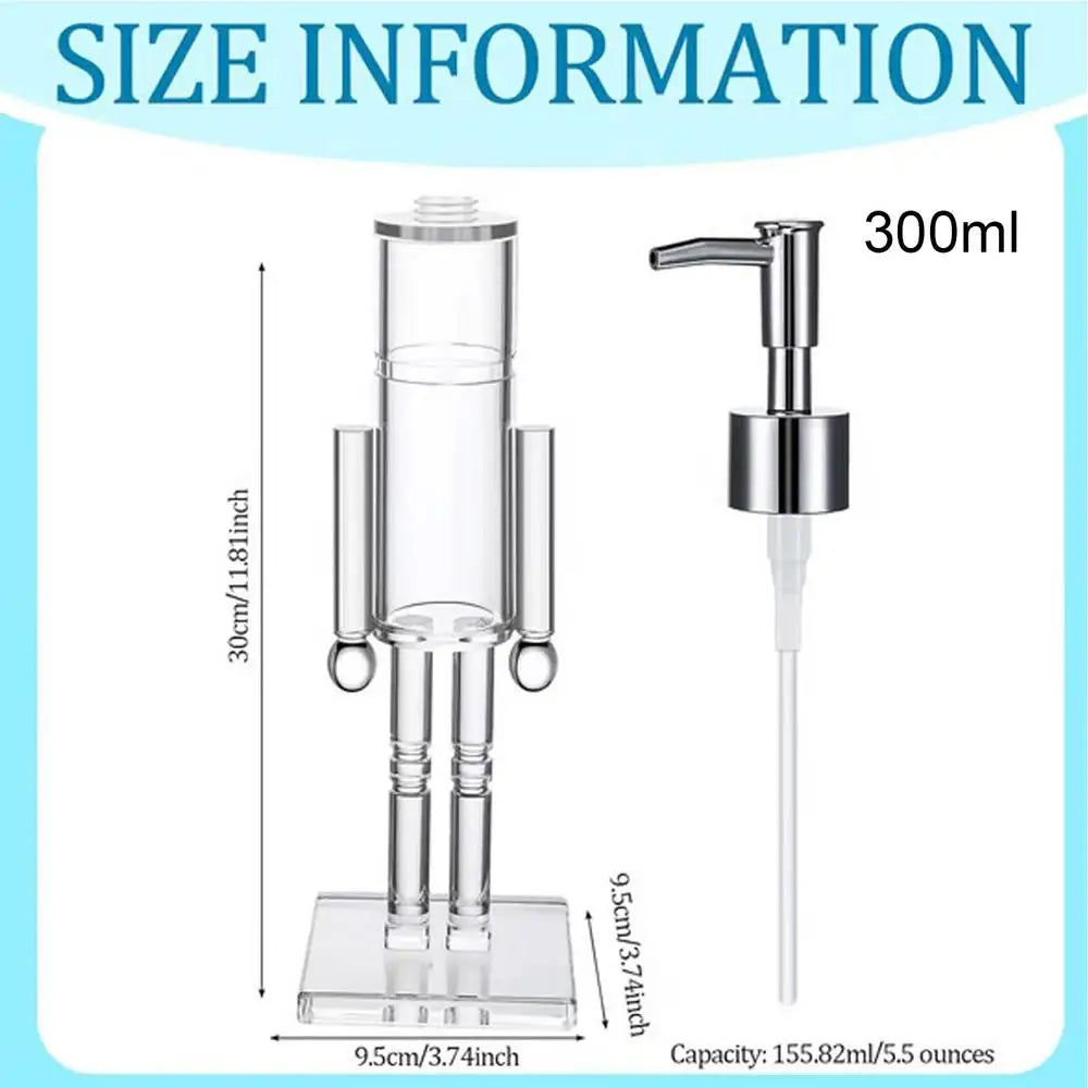 Nutcracker Refillable Soap & Toner Dispenser | Christmas Soap Dispenser Qme 300ml China Mainland