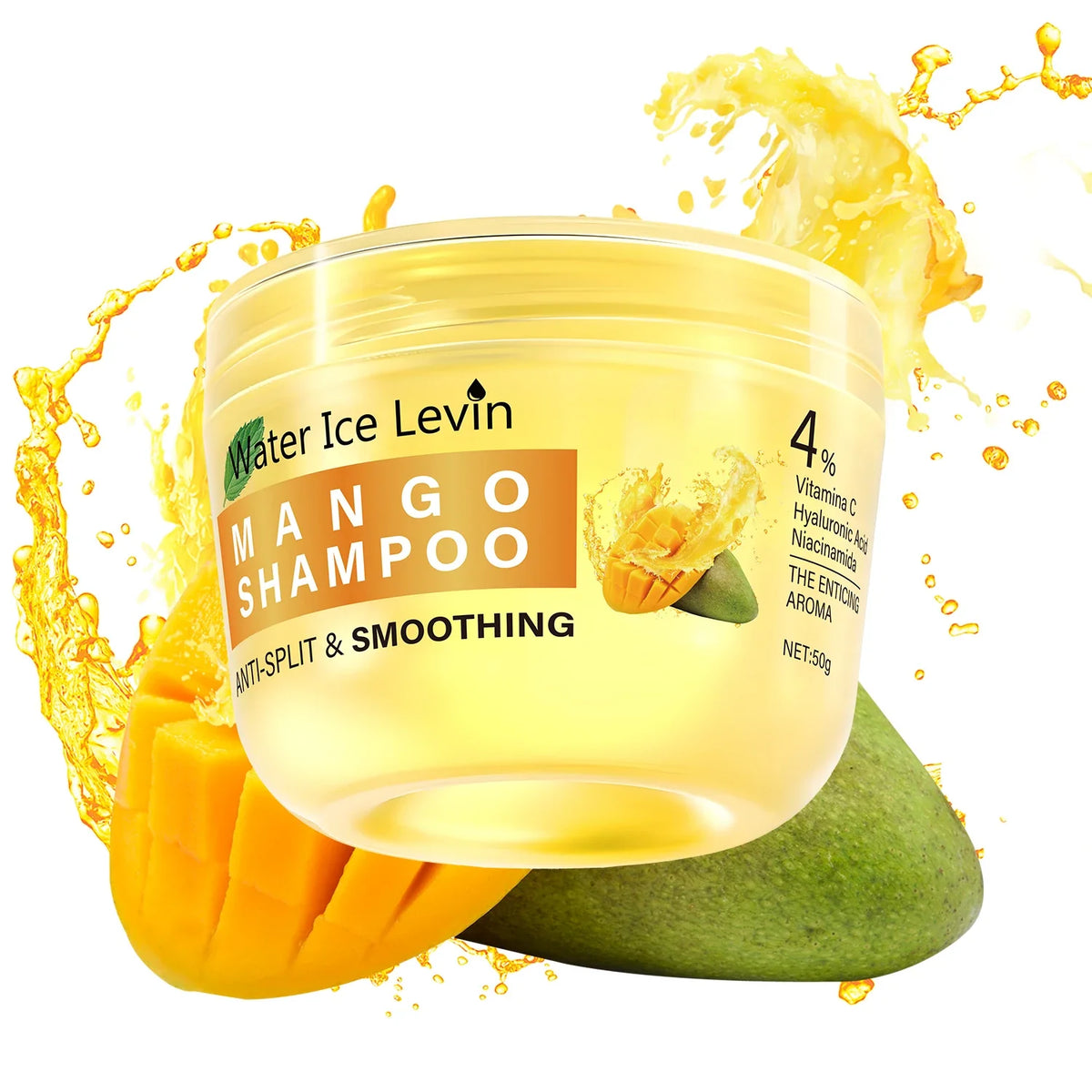 Mango Hyaluronic Acid Shampoo – Frizz Control & Moisture Moisturizing Shampoo Qme Moisturizing