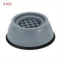 Anti-Vibration Washing Machine Mats 4pcs – Floor Protection Anti-Vibration Mat Qme grey