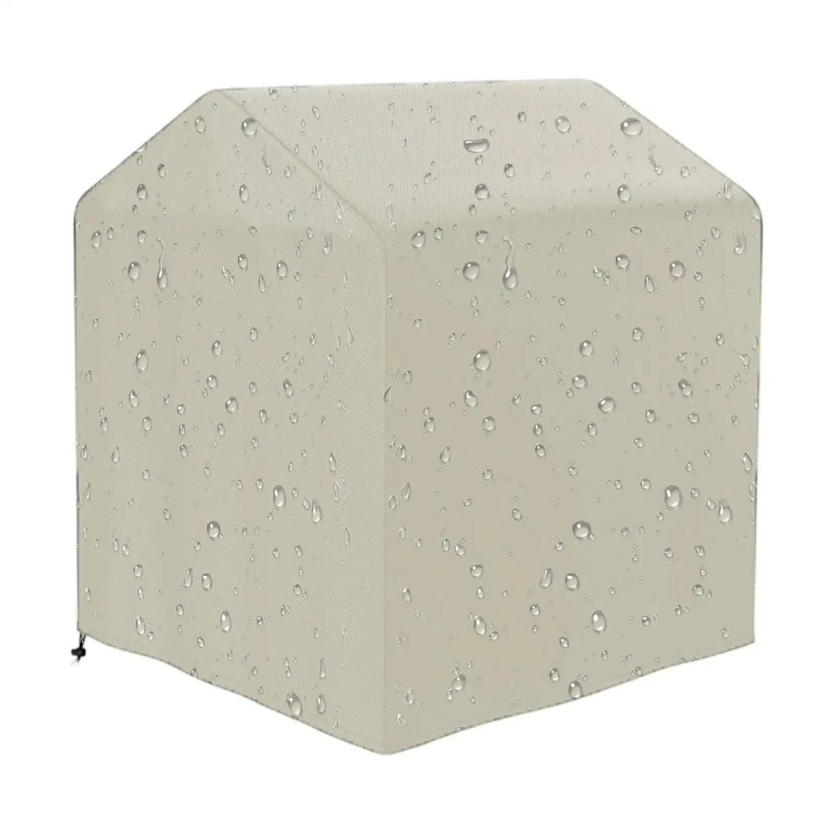 Playhouse Waterproof Tarp 210D Oxford Fabric Drawstring Cover Outdoor Playhouse Cover Qme