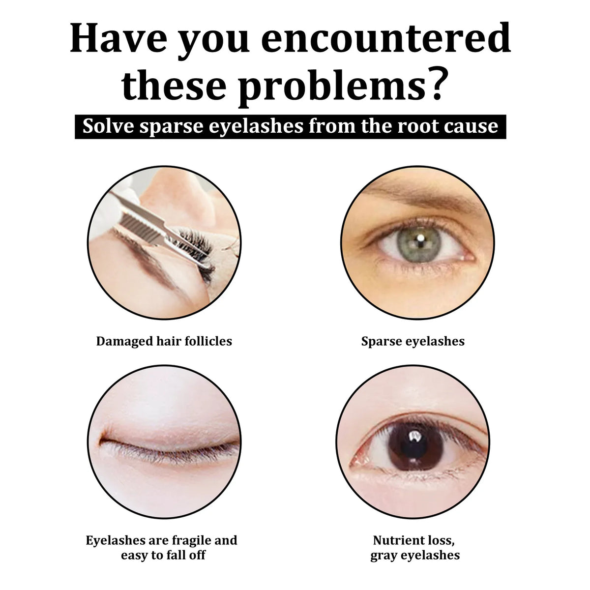 EELHOE Eyelash Growth Serum – Thickening & Lengthening 3ml Eyelash Growth Serum Qst
