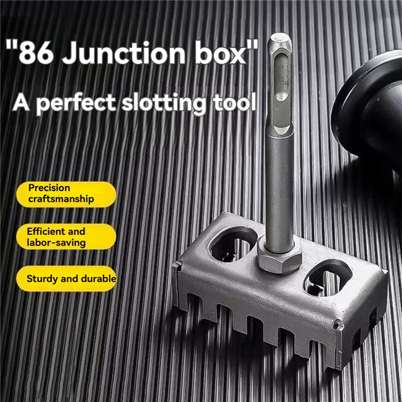 Square Hole Cutter 86-Type Electrical Box – Manganese Steel Drill Square Hole Cutter Qme