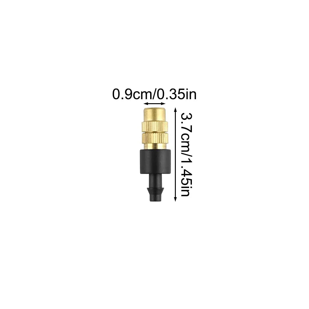 PVC Outdoor Misting Cooling System – Brass Micro Sprinklers Garden Misting System Qme