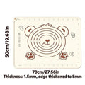Silicone Baking Mat – Non-Stick Dough Kneading & Rolling Pad Silicone Baking Mat Qme 70x50cm A 70x50cm