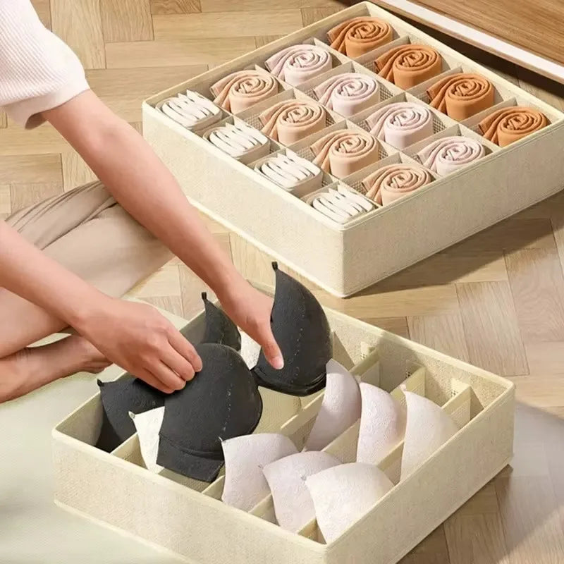 Non-Woven Fabric Underwear & Socks Drawer Storage Organizer Drawer Storage Organizer Qme