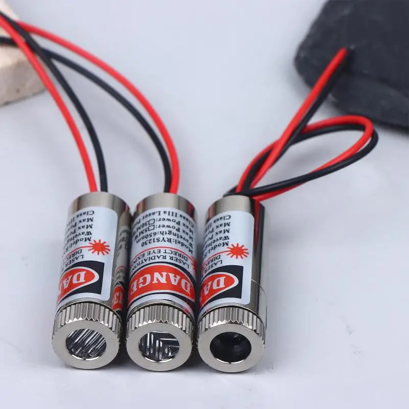 650nm 5mW Red Laser Diode Module – Point, Line & Cross 5V Laser Diode Module Qme