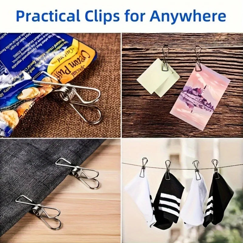 Stainless Steel Clothes Pins – 20 Pcs Durable Metal Laundry Pegs Metal Laundry Pegs Qme