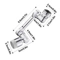 360° Flexible Faucet Extender Swivel Aerator Spray Nozzle Faucet Aerator Extender Qme A
