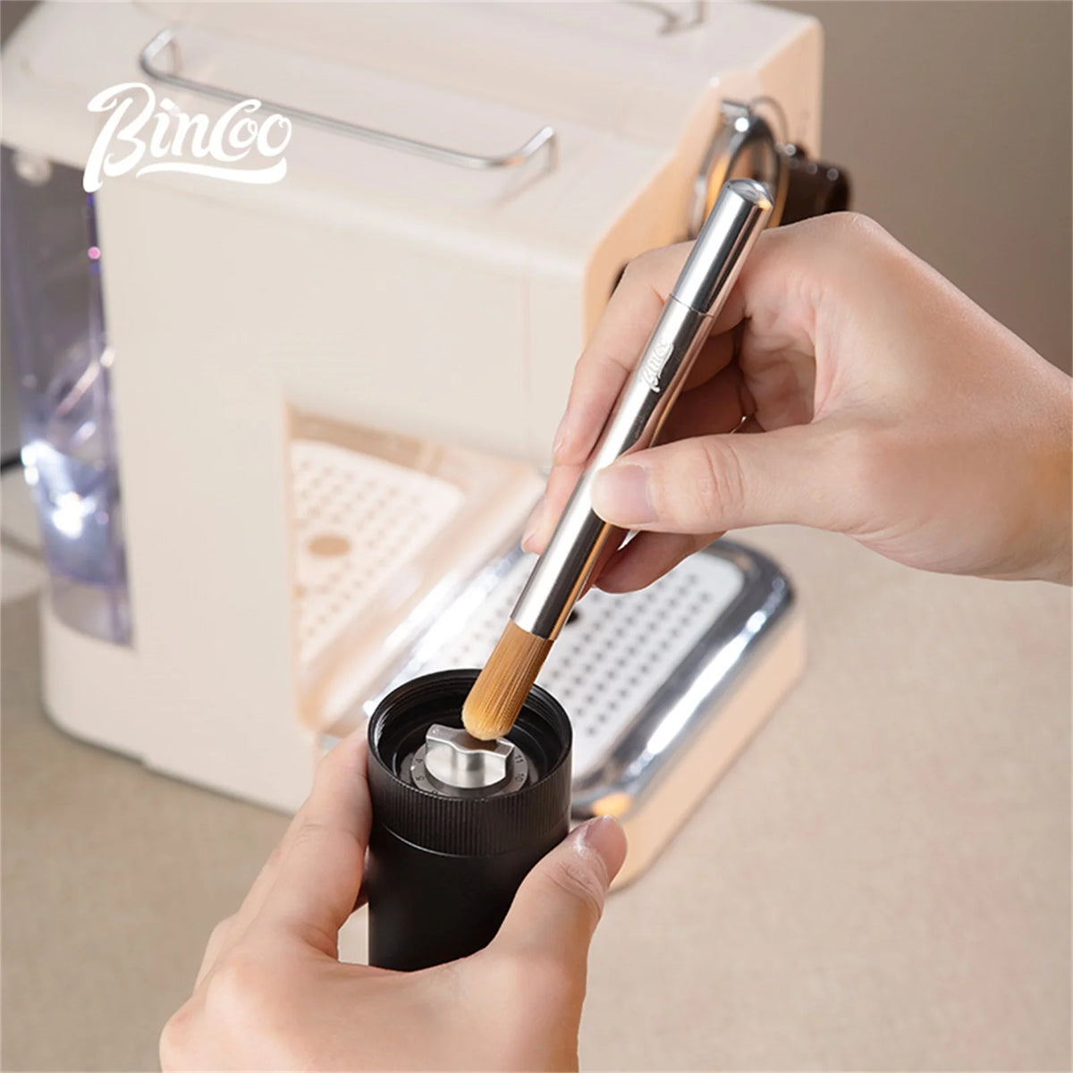 Bincoo Coffee Brush – Grinder & Machine Cleaning Tool Coffee Cleaning Brush Qst