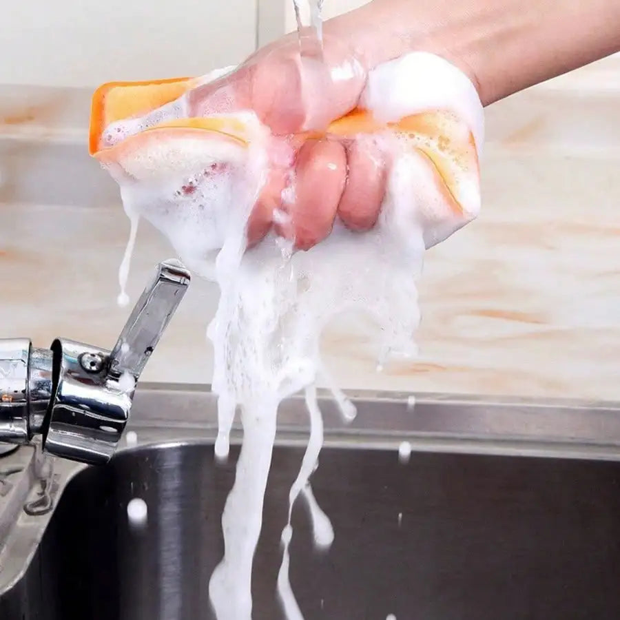 Thickened Kitchen Dishwashing Cloth – Non-Scratch Cleaning Wipes Kitchen Cleaning Cloth Qme
