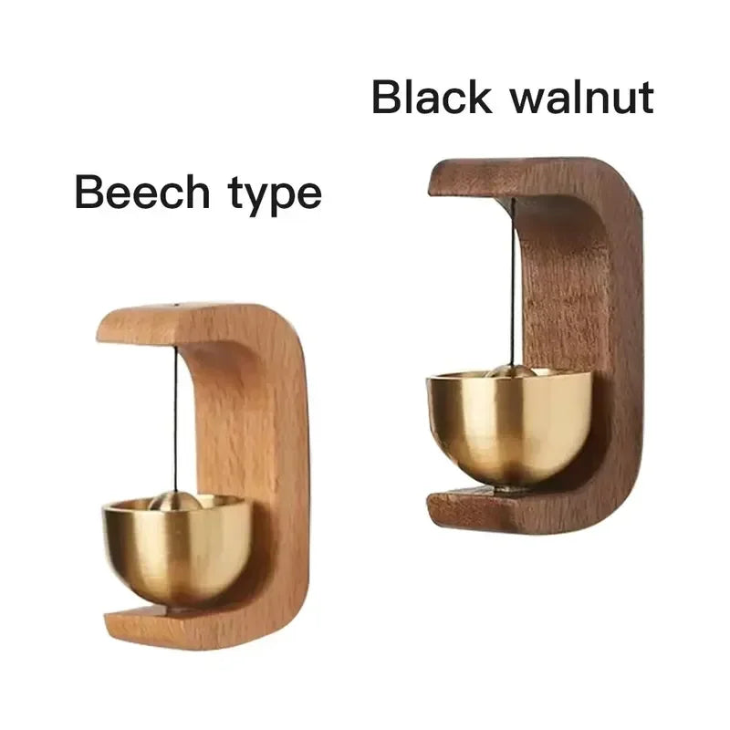 Magnetic Beech Wood Door Entry Bell – Wind Chime for Car & Home Wood Door Wind Bell Qme