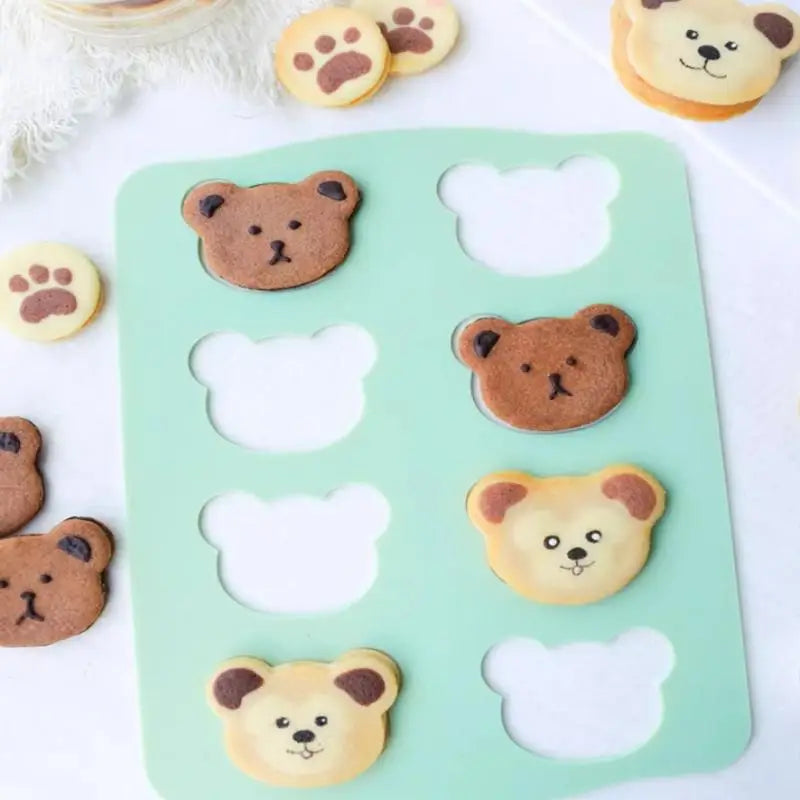 Silicone Dacquoise & Cookie Mold – Japanese Cake Decorating Silicone Baking Mold Qst