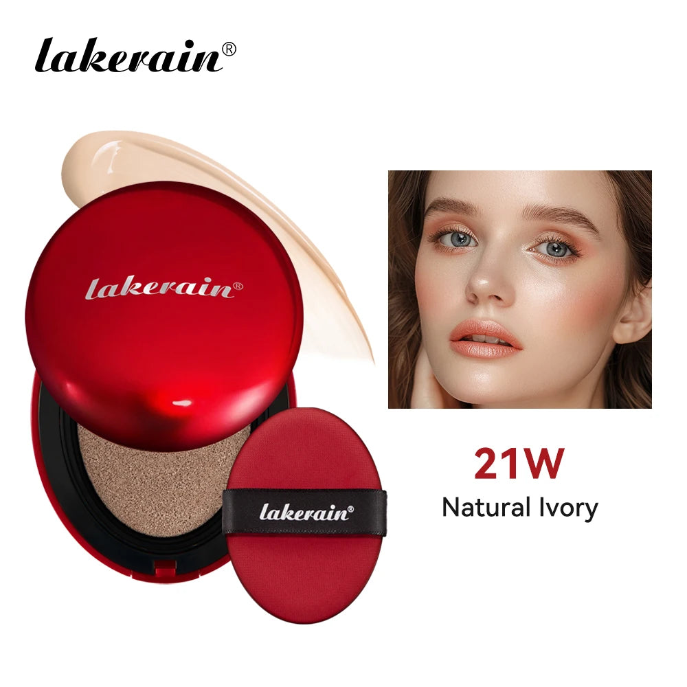 Lakerain Air Cushion BB Cream – Waterproof, SPF Foundation Cushion Foundation Qst 21W