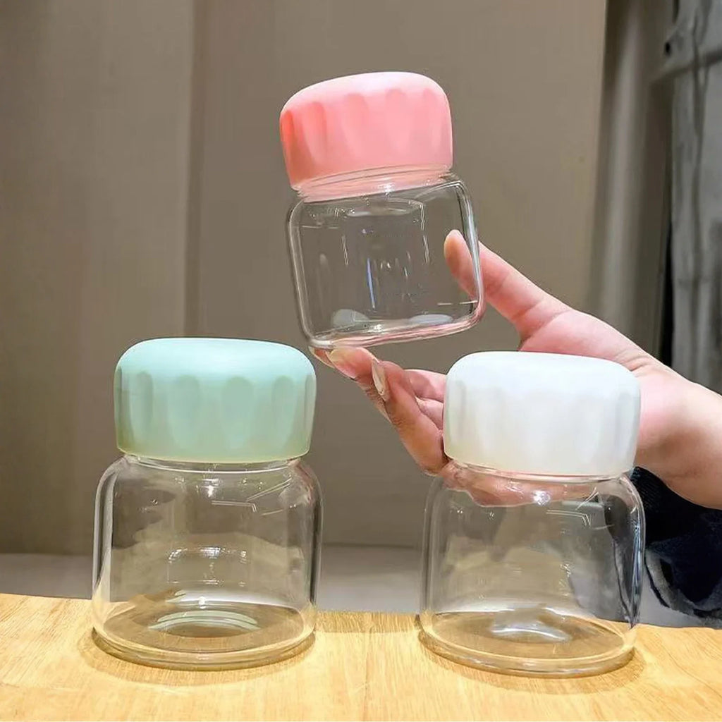 Cute Leak-Proof Plastic Mini Cup – Coffee, Milk & Water Mug Plastic Mini Cup Qme
