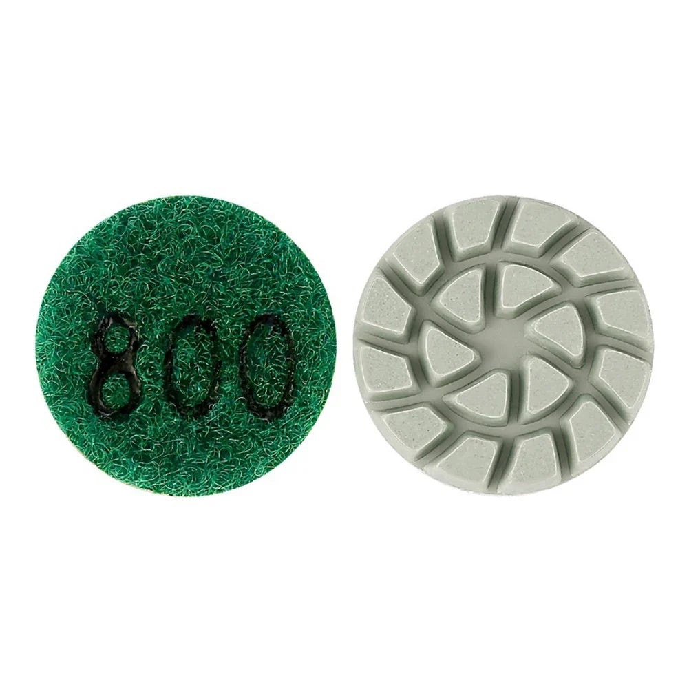 1" Wet Dry Polishing Pad Grinding Disc – Marble Granite Concrete Polishing Grinding Disc Qme 800 Grit
