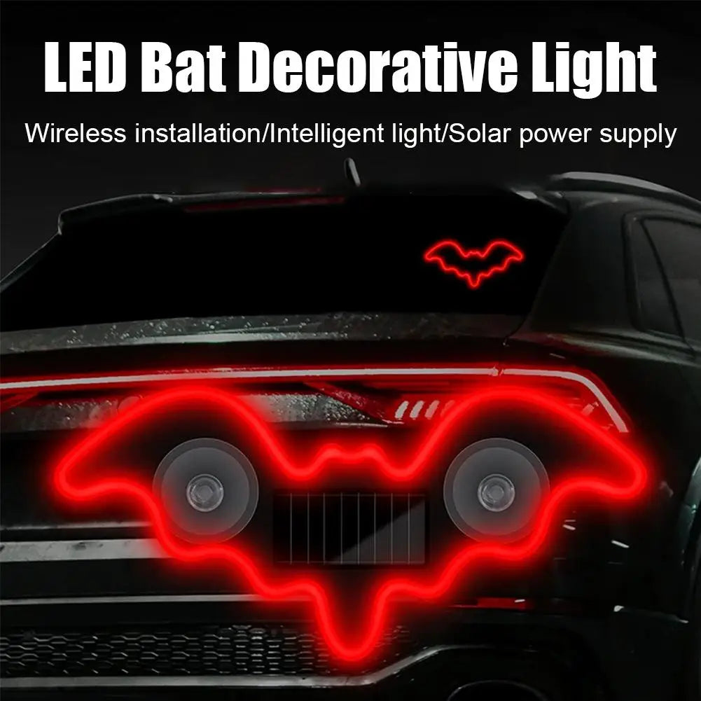 Solar Bat LED Ambient Car Light – Suction Cup, 5 Colors Car Ambient Light Qme