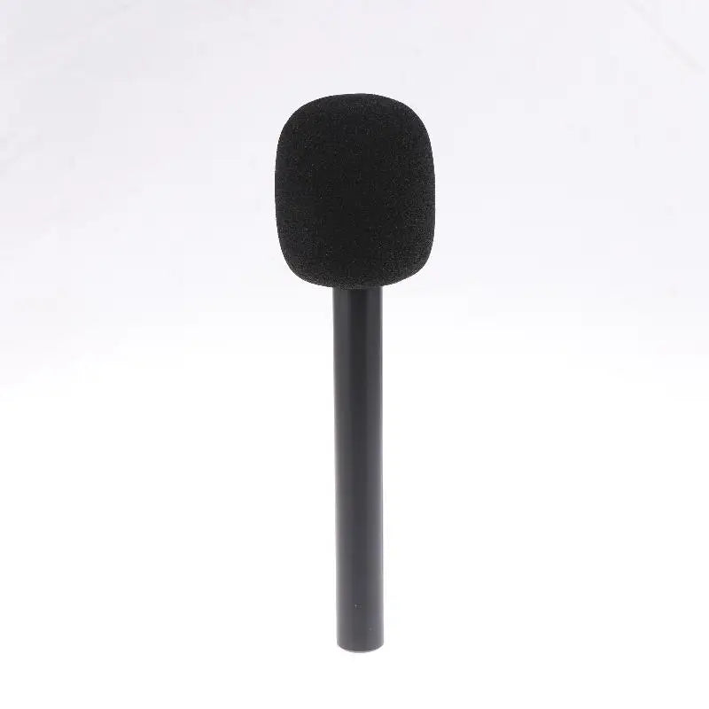 Wireless Handheld Interview Mic Adapter with Windshield Foam Microphone Adapter Qme 01