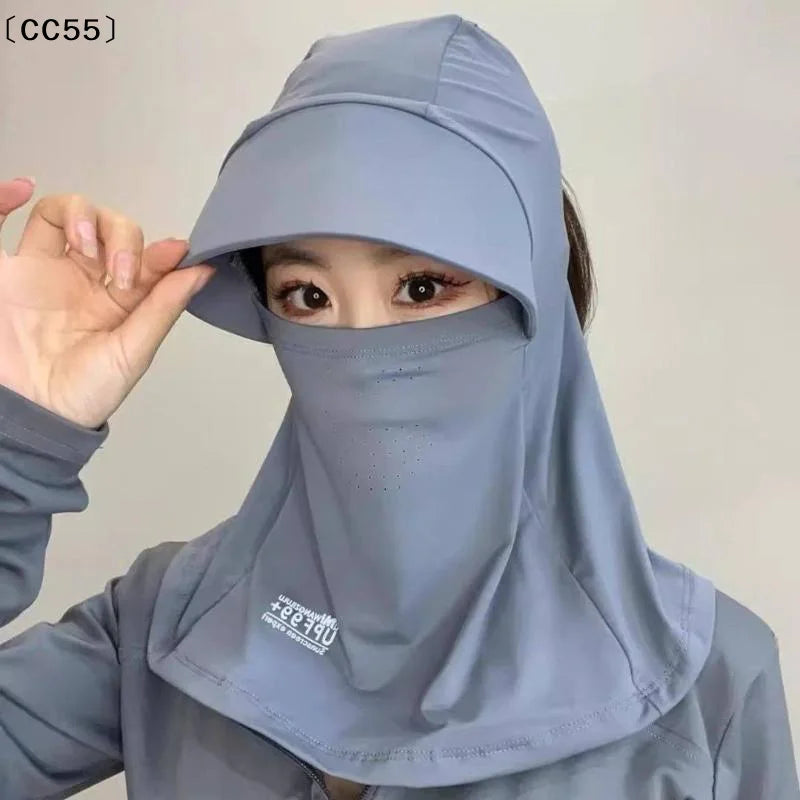 Women's UV Protection Neck Scarf – Outdoor Cycling Summer Wrap UV Neck Scarf Qst