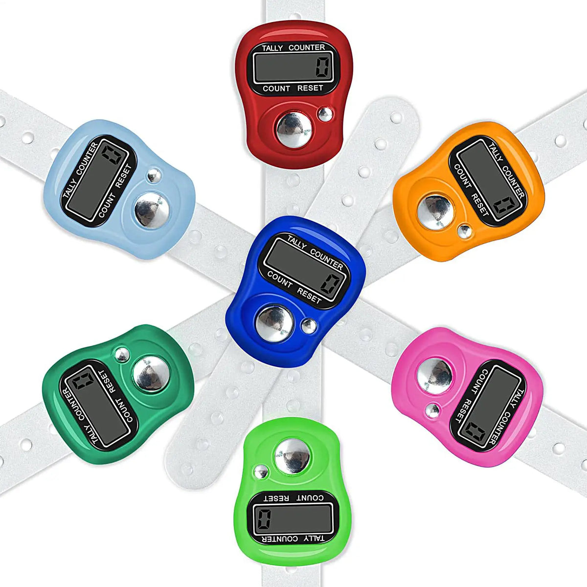 Electronic Finger Tally Counter LCD Digital Resettable Digital Tally Counter Qme