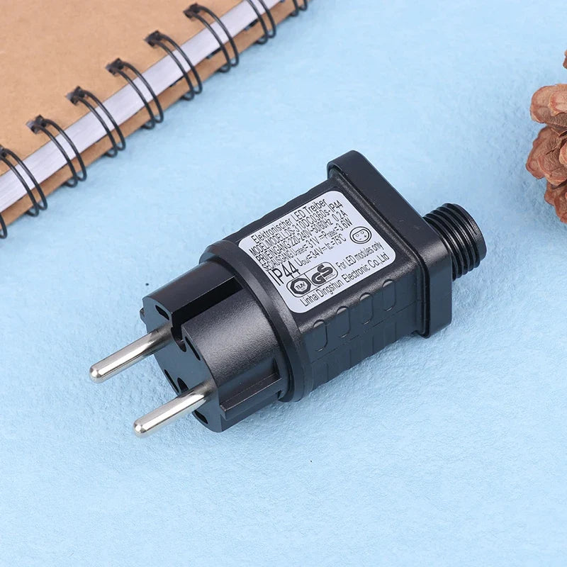 LED String Light Transformer 3.6W 31V Power Adapter with Timer String Light Transformer Qme