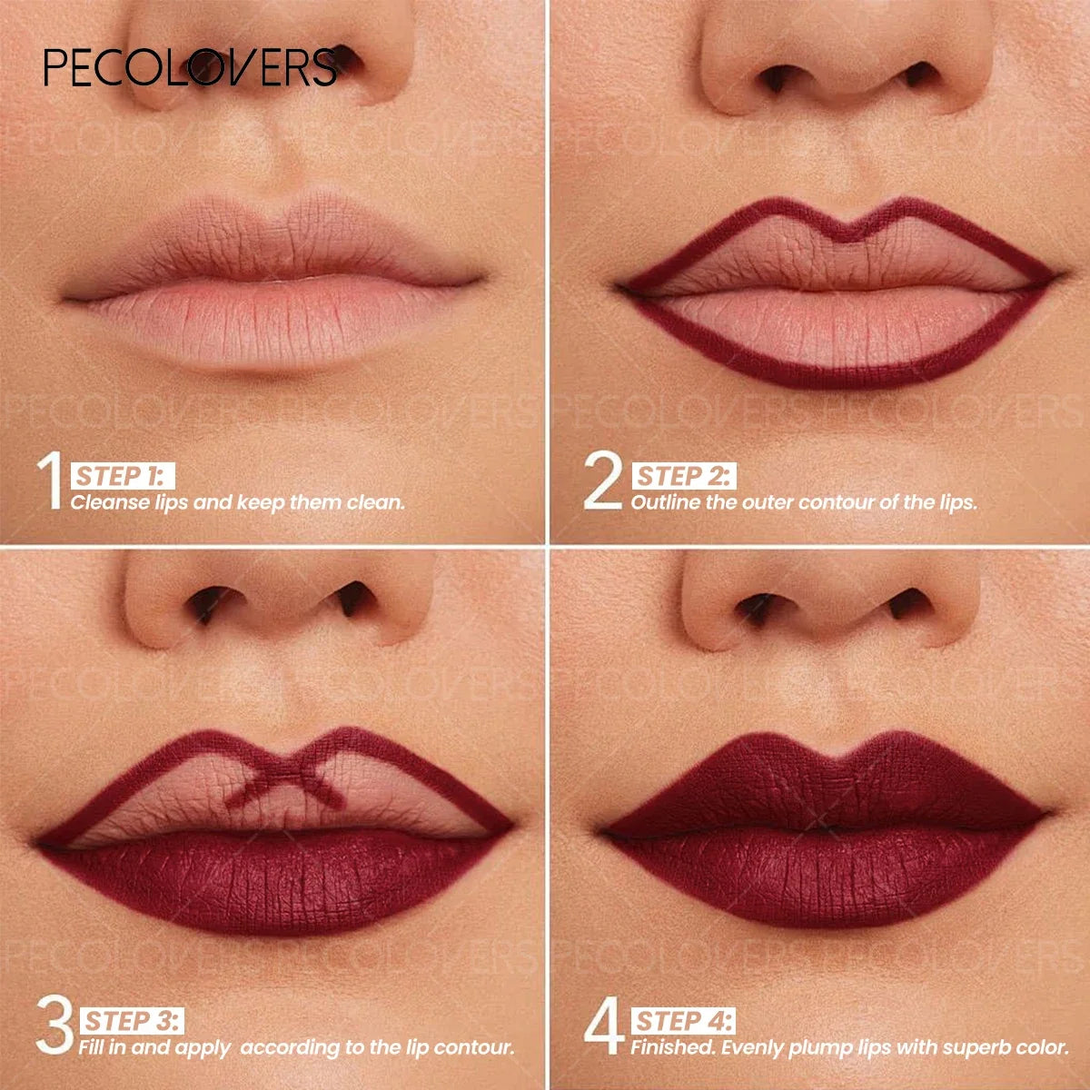 Matte Waterproof Lip Liner – Contour & Define, 11 Shades Matte Lip Liner Qme