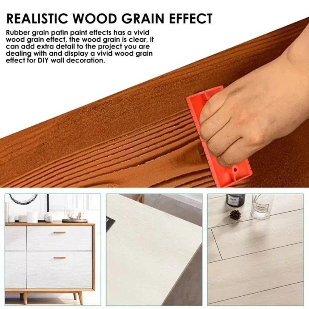 DIY Rubber Texture Paint Roller – Wall & Furniture Decor Texture Paint Roller Qme