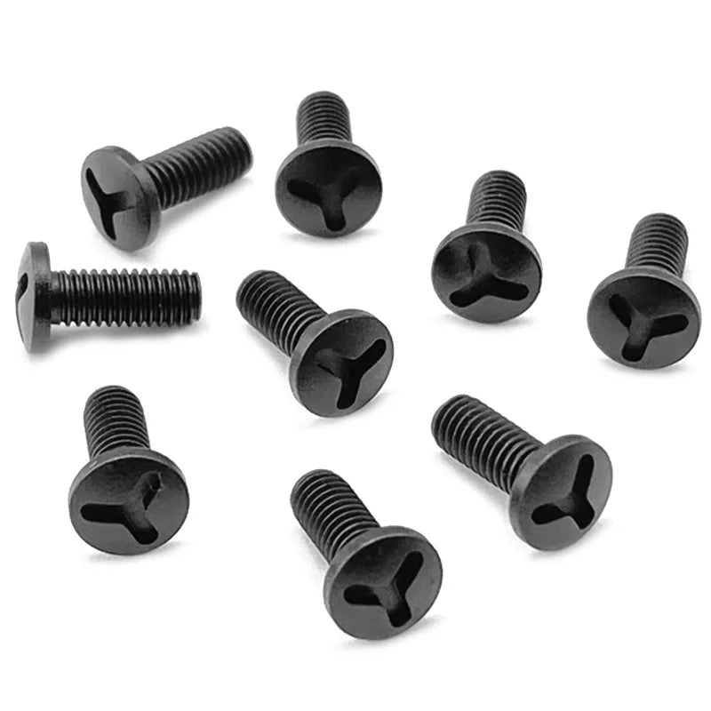 Titanium Alloy M3 Slingshot Screws – 10 Pack | Swayboo Slingshot Screws Qst black 10pcs