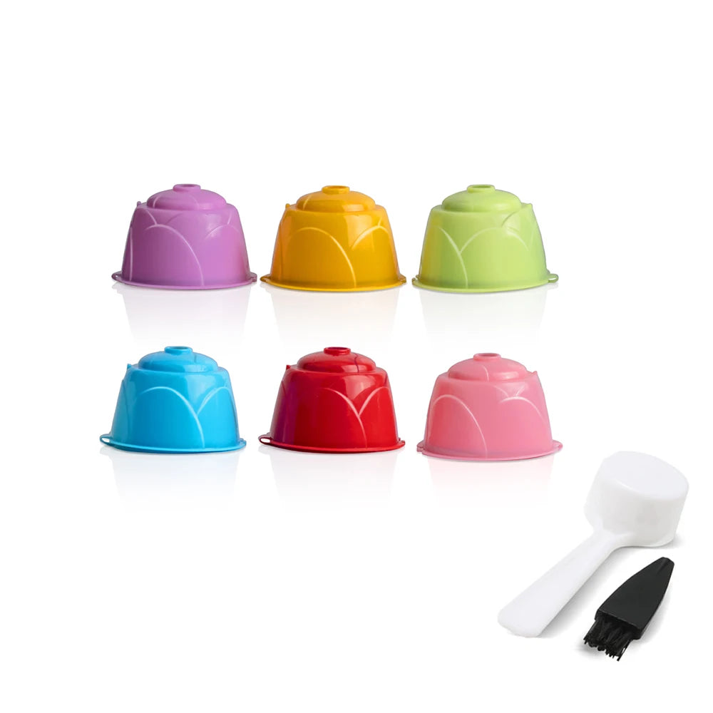 Reusable Dolce Gusto Pods – Refillable Coffee Capsule Filters Coffee Capsule Filter Qst 6pcs