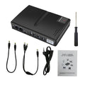 DC1018L Mini Portable UPS 10400mAh Backup Power 5V 9V 12V Mini UPS Power Supply Qme EU