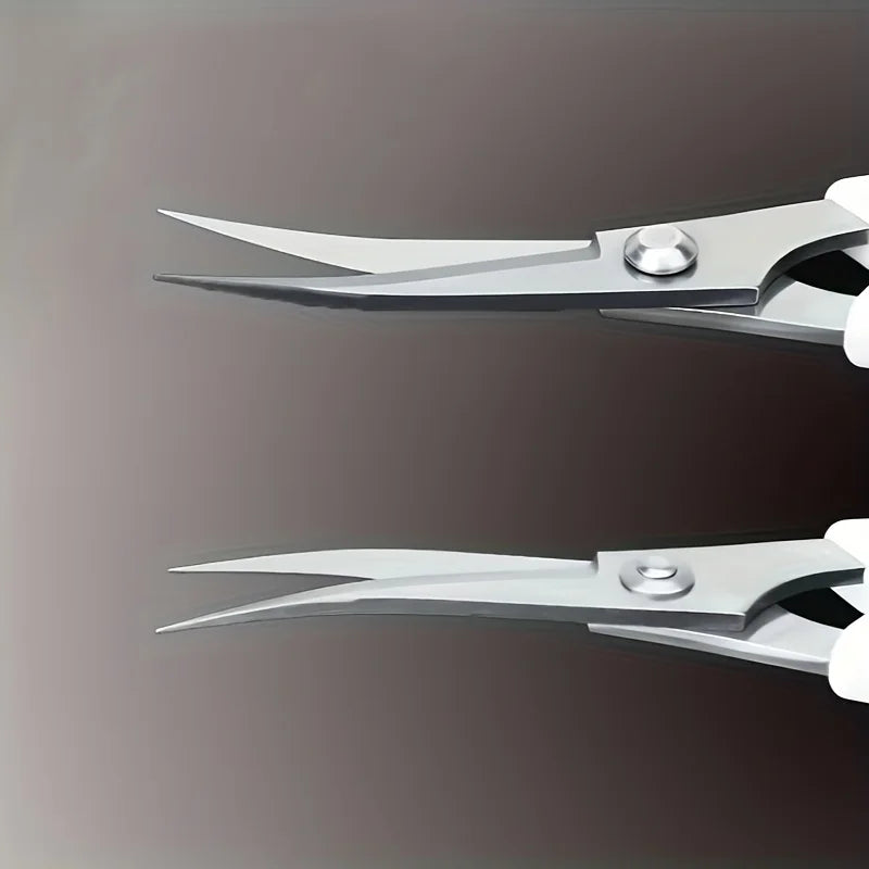 White Handle Embroidery Scissors – Sharp Stainless Steel Sewing Embroidery Scissors Qme