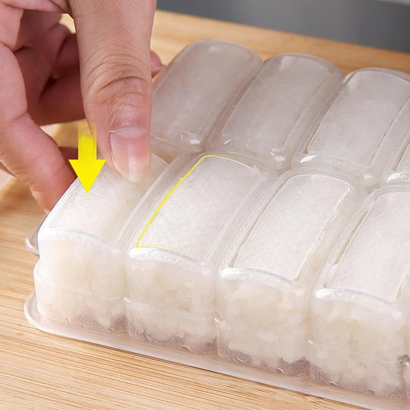 Clear Onigiri Rice Ball Mold – 5 & 10 Grid Sushi Mold Sushi Rice Mold Qst