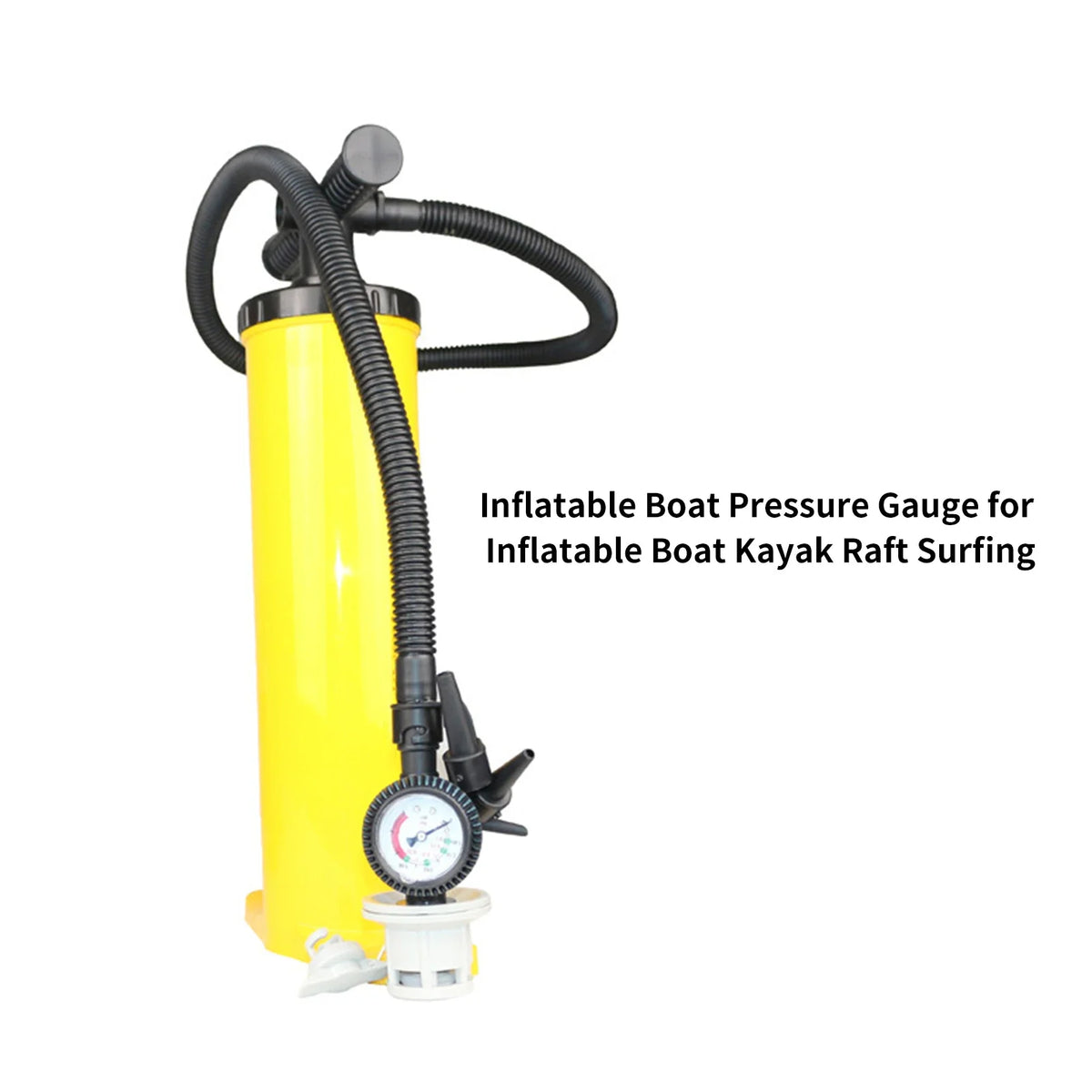 Inflatable Boat Kayak Surfboard Air Pressure Gauge | Qme Air Pressure Gauge Qme YELLOW