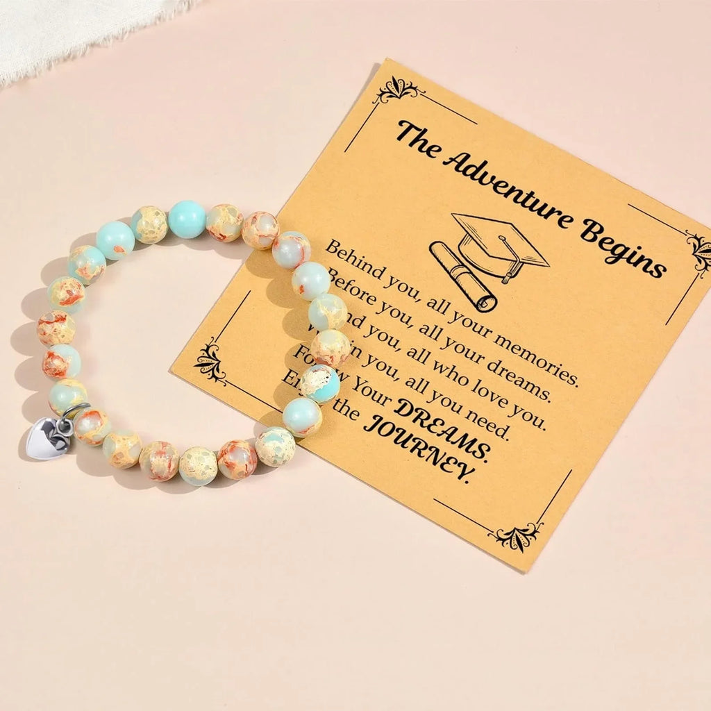 Ladies Colorful Bead Combination Bracelet – 11 Color Options Bead Bracelet Qme
