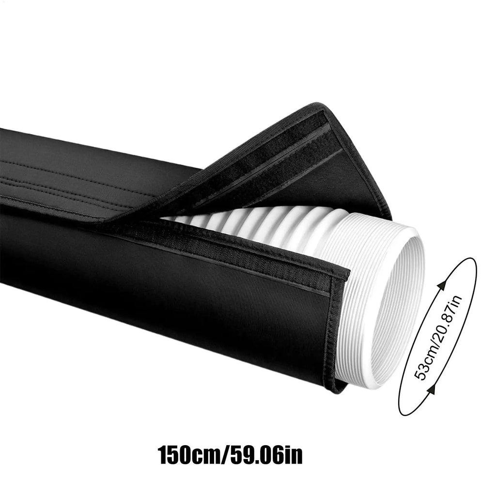 Portable AC Hose Cover – Heat Insulation & Dustproof Sleeve AC Hose Cover Qme