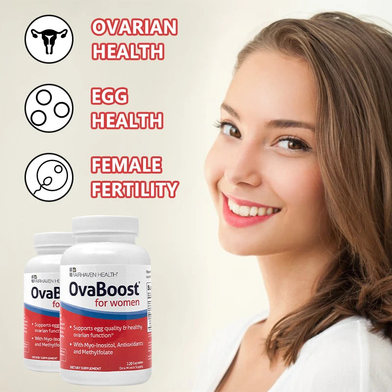Inositol & Folic Acid Women's Nutritional Supplement | OvaBoost Women's Dietary Supplement Qst