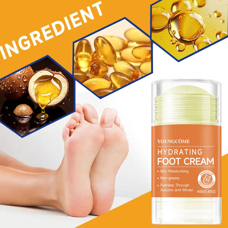 YOUNGCOME Hydrating Foot Cream – Non-Greasy Moisturizer Foot Care Cream Qst