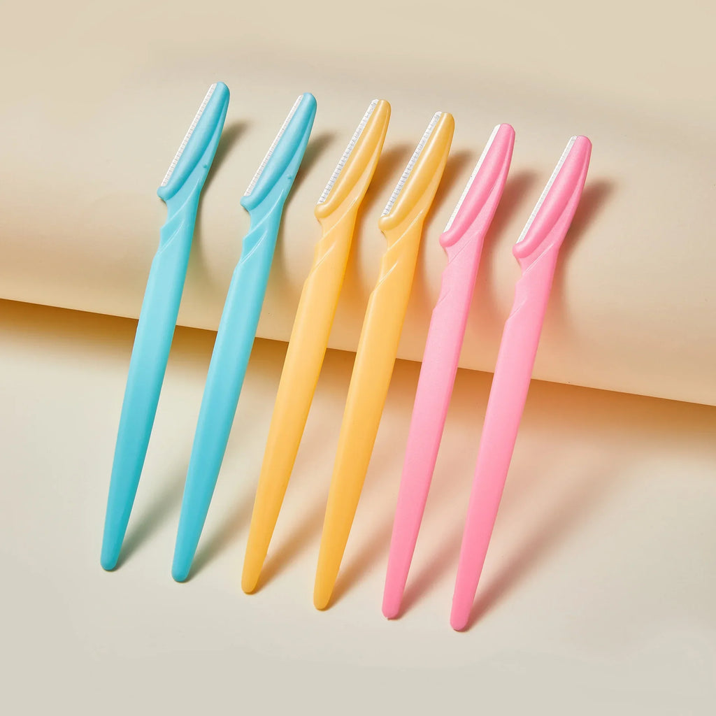 30-Pack Eyebrow Razors with Case – Stainless Steel Blades Eyebrow Razor Set Qme
